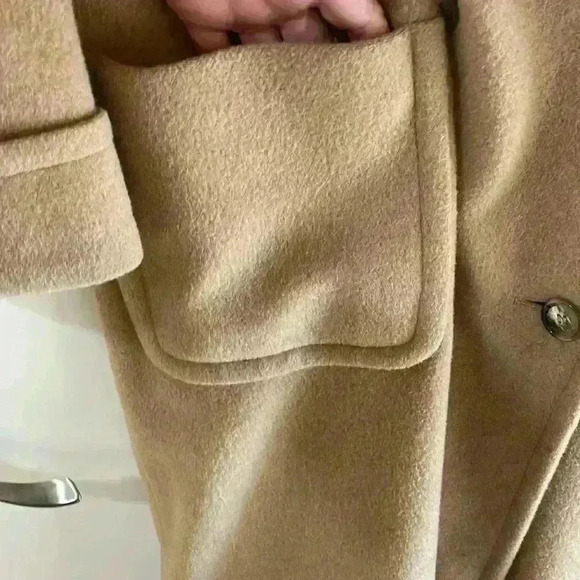 Regency Camel Hair Dbl breasted 6Buttons, Cuffed Sleeves Excellent Condition sz8 - Picture 8 of 14